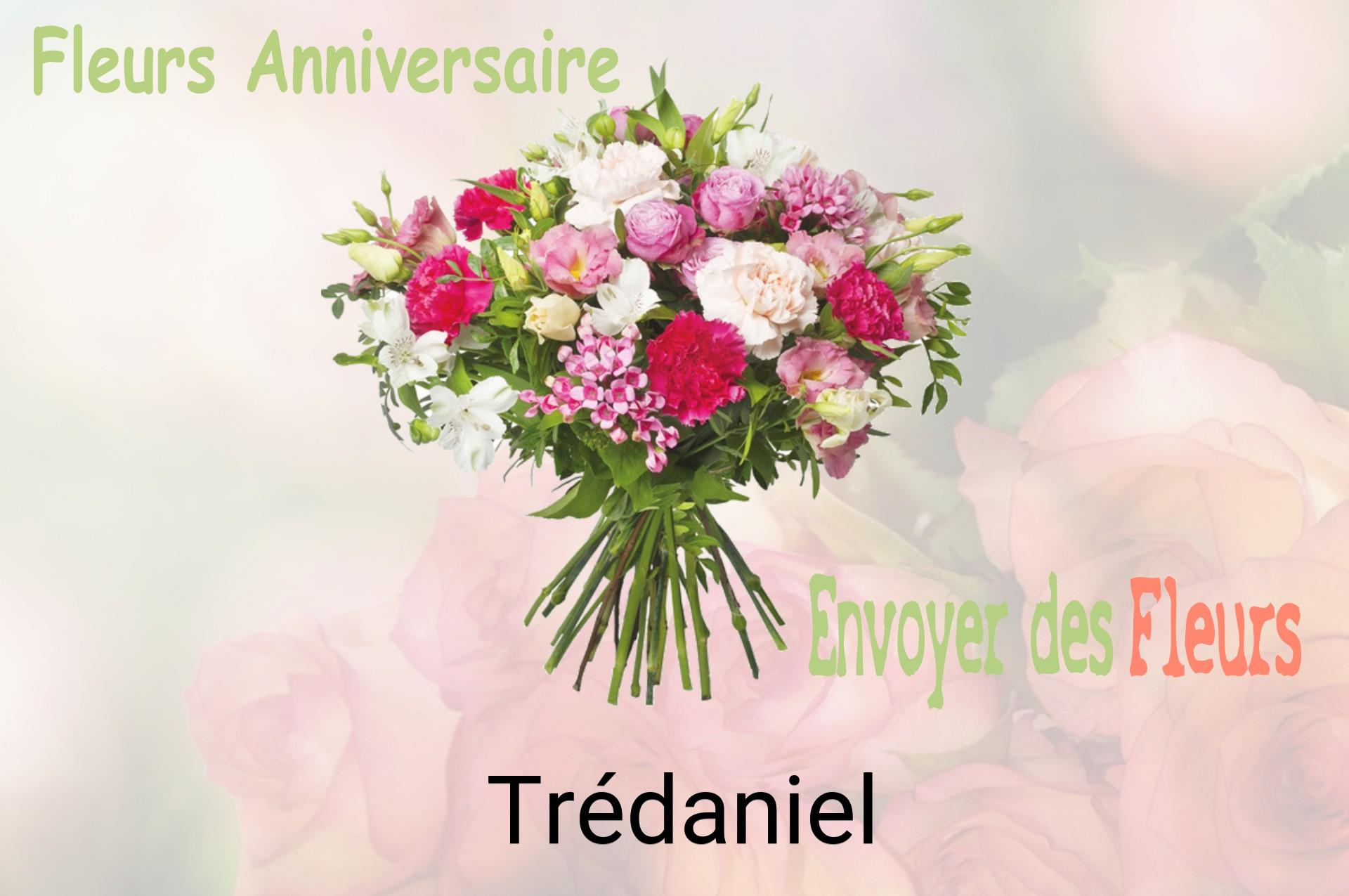 Bouquet de fleurs d’anniversaire livré à Trédaniel